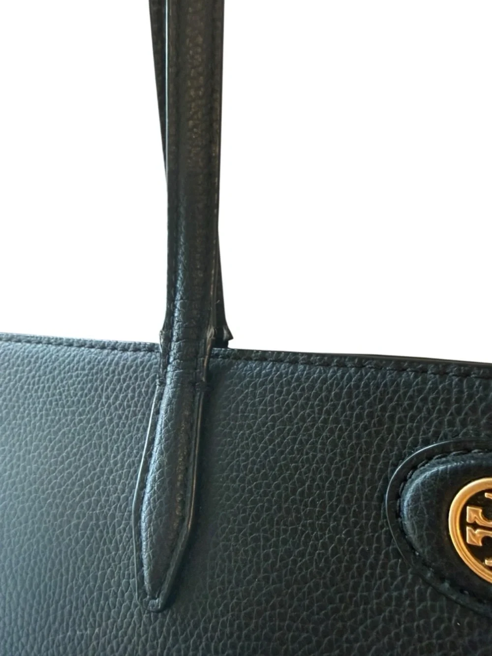 Tory Burch Robinson Pebbled Leather Tote Bag
